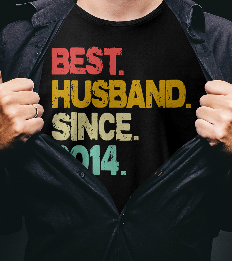 Best Husband Since 2014 T-Shirt