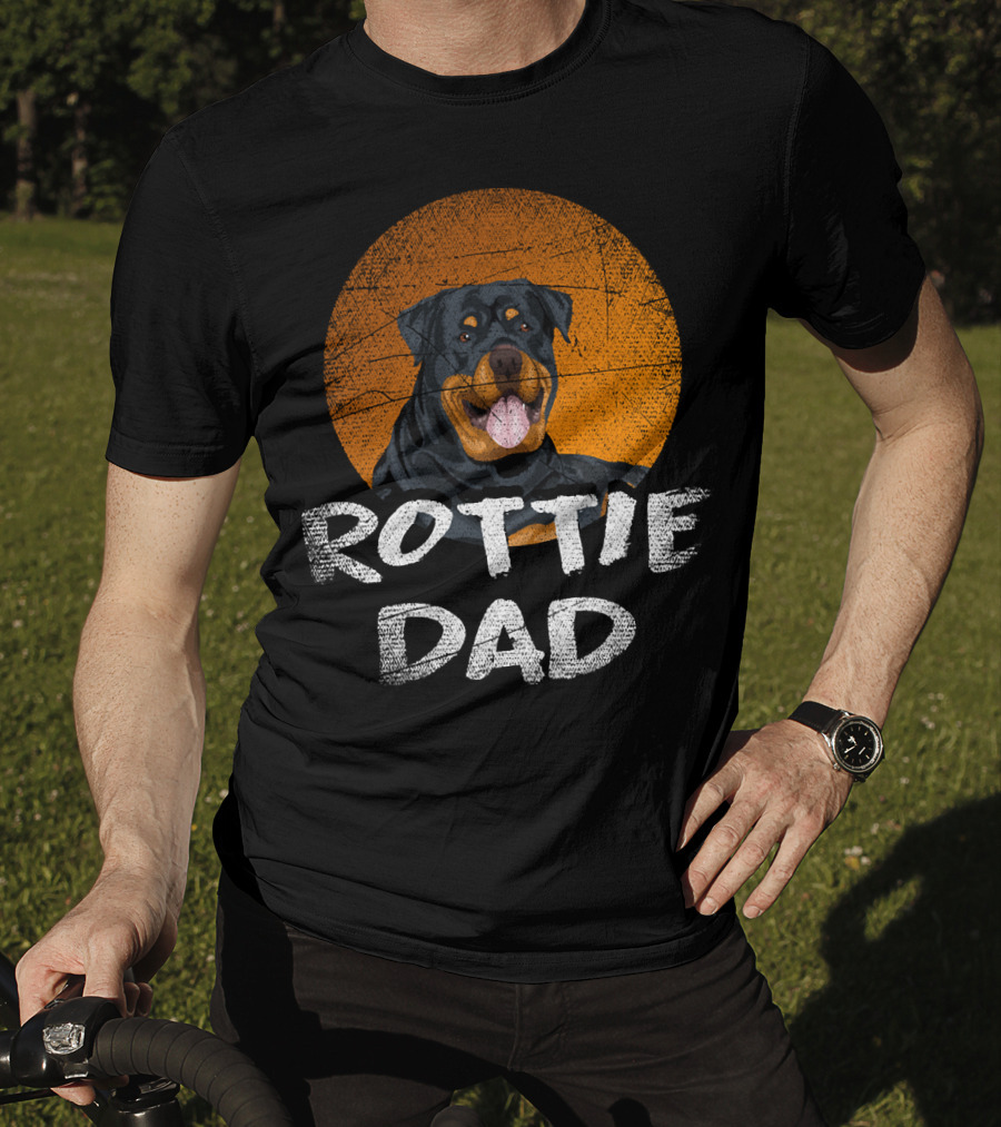 Rottie Dad Rottweiler Dog T-Shirt
