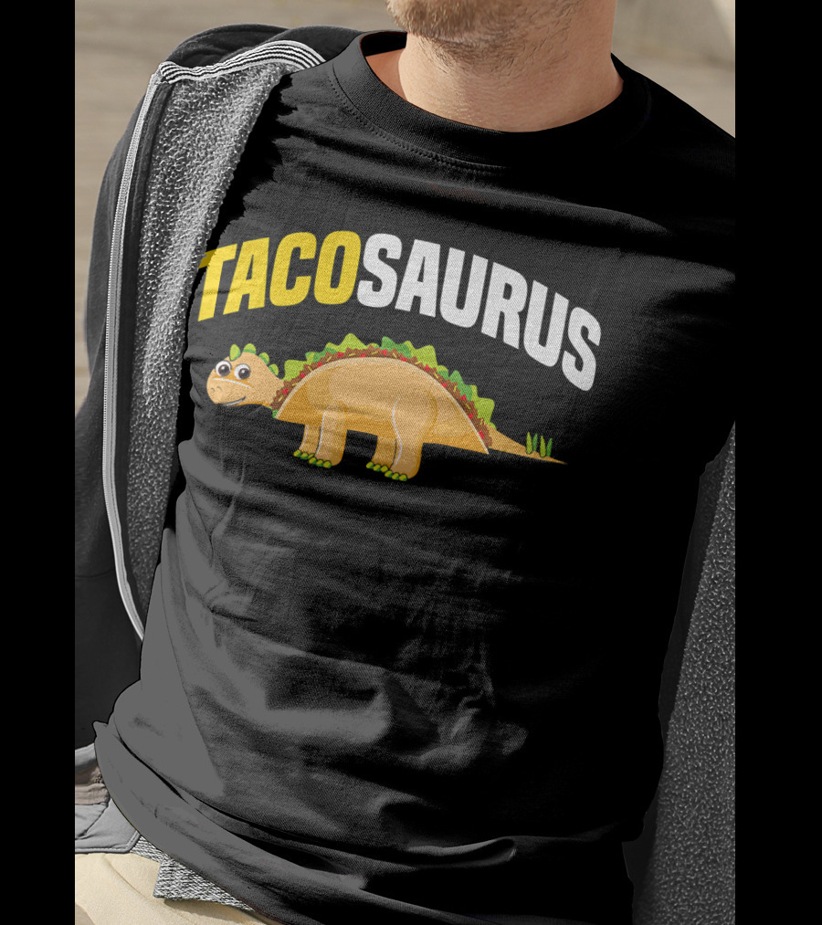 Tacosaurus Funny Dino Taco Lovers Cinco De Mayo T-Shirt
