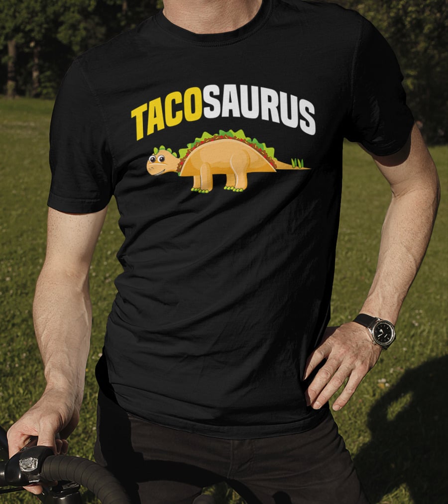 Tacosaurus Funny Dino Taco Lovers Cinco De Mayo T-Shirt