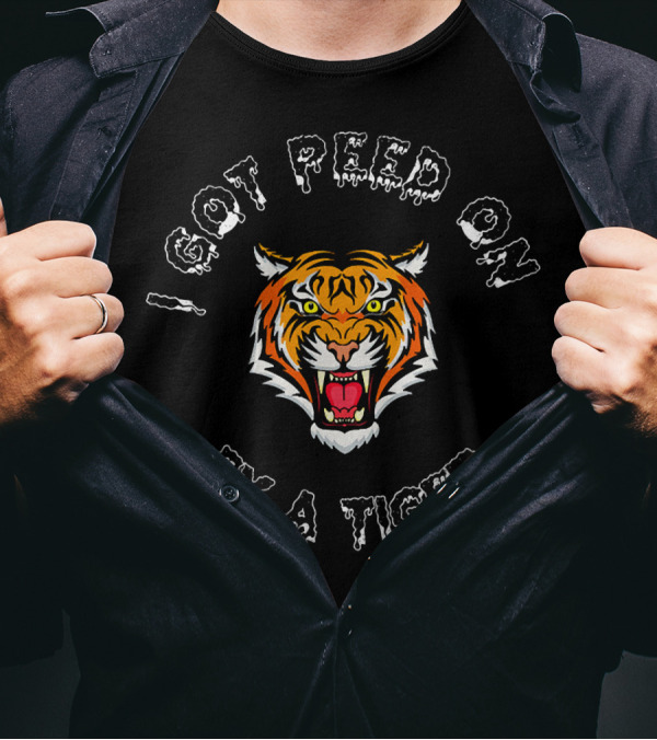 Tiger King Joe Exotic I Got Peed On By A Tiger Carole Baskin 184 T-Shirt