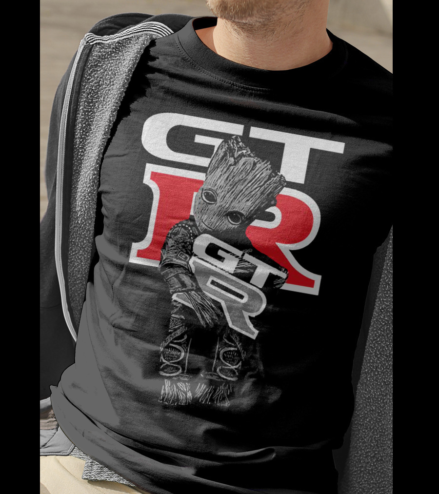 Baby Groot GT-R Hug Iconic T-Shirt