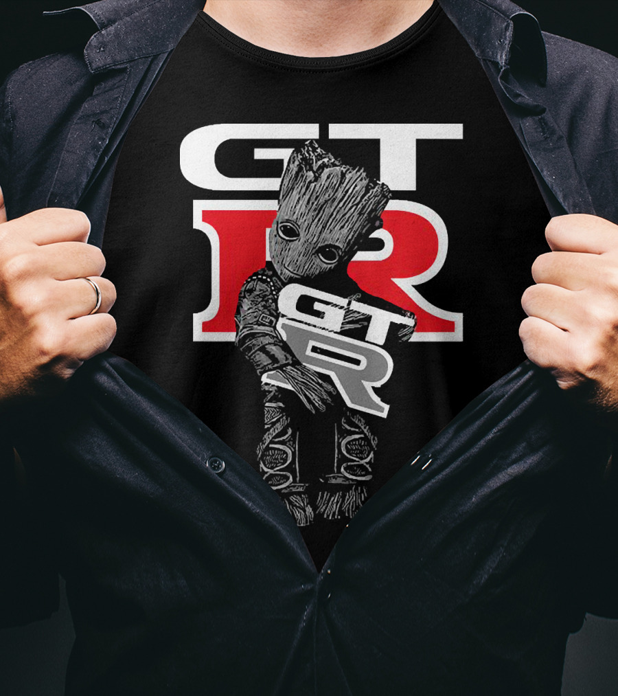 Baby Groot GT-R Hug Iconic T-Shirt