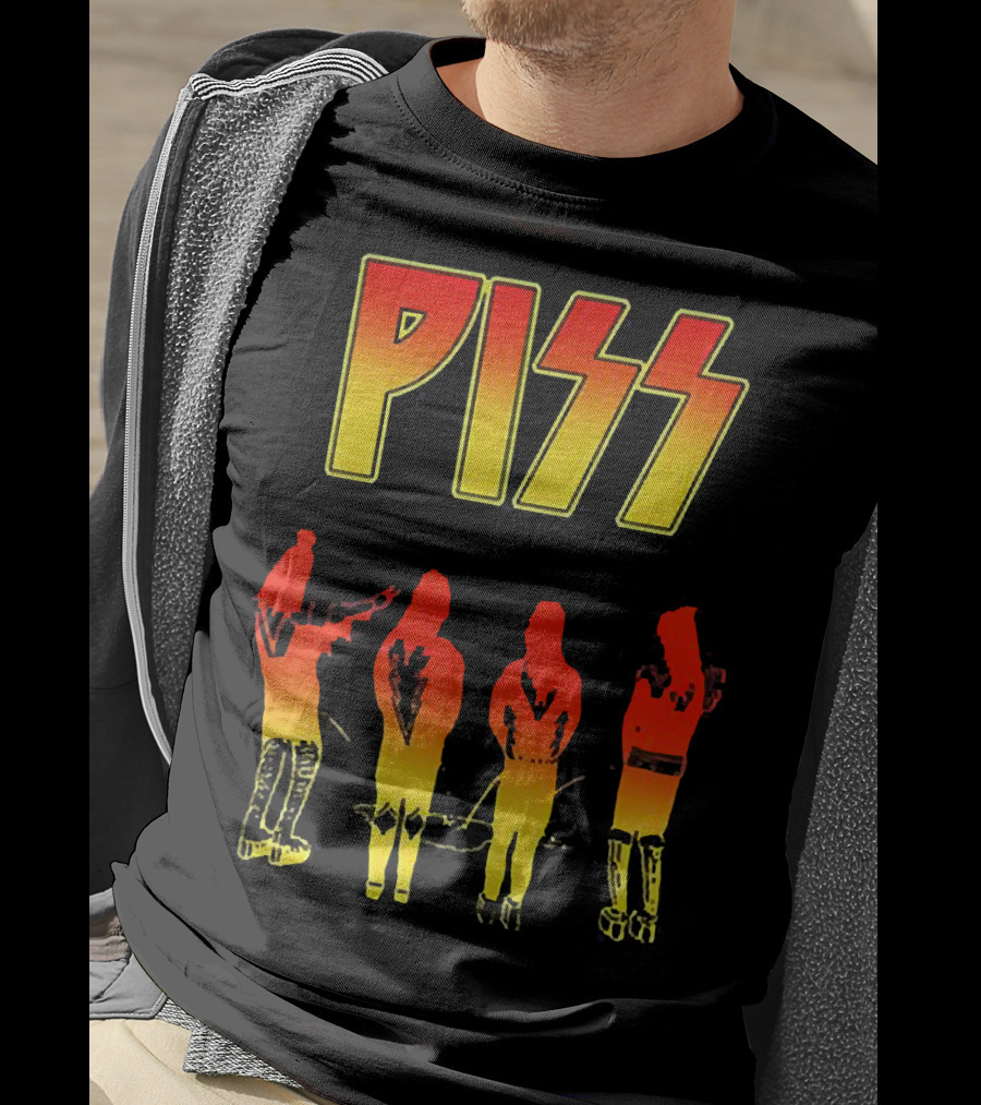Piss Band Parody Silhouette Boys T-Shirt