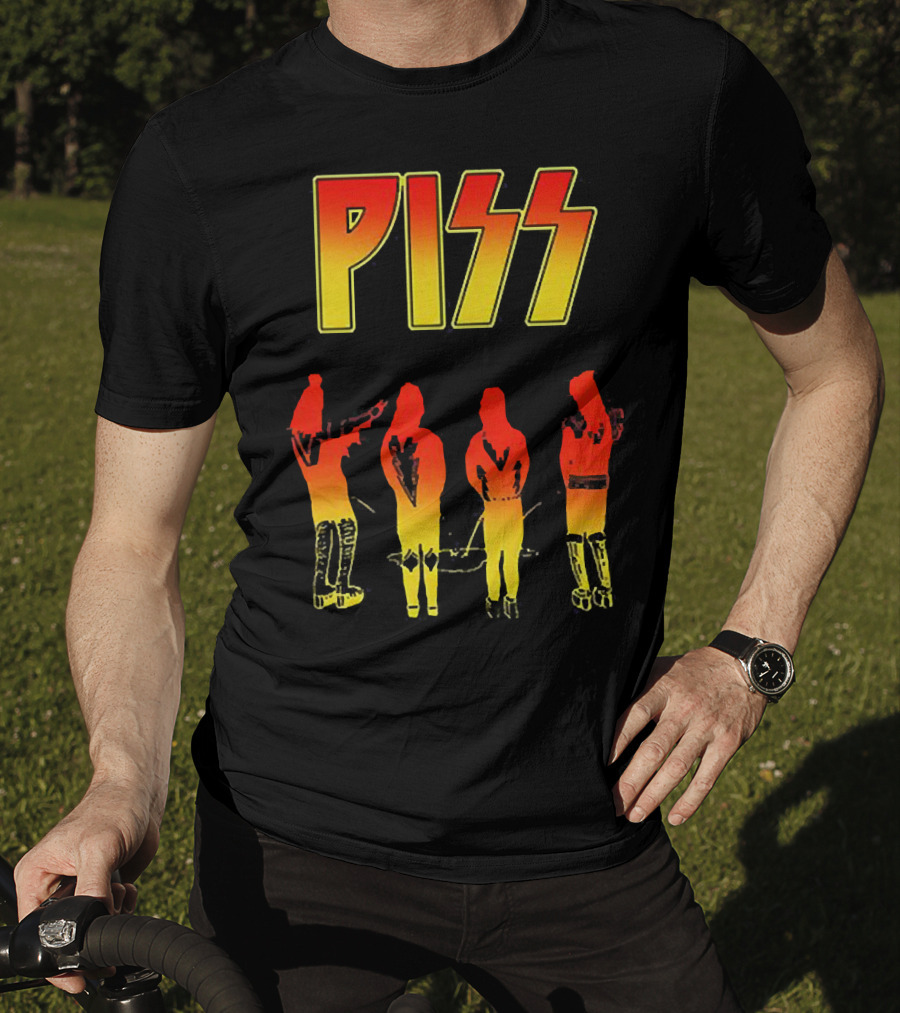 Piss Band Parody Silhouette Boys T-Shirt