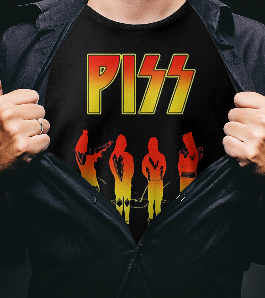 Piss Band Parody Silhouette Boys T-Shirt