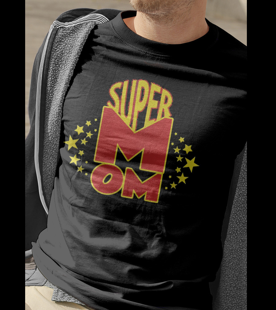 Super Mom Stars Heroic T-Shirt