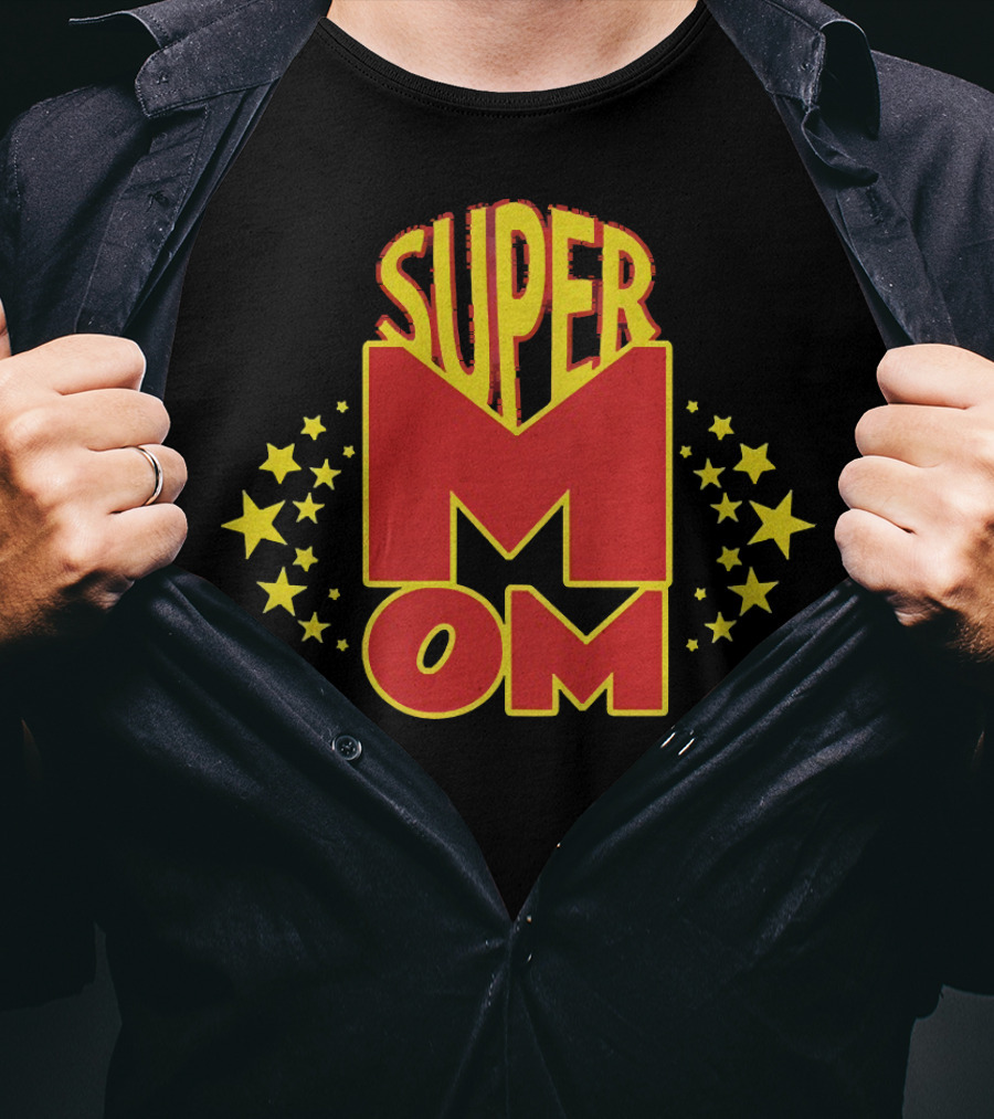 Super Mom Stars Heroic T-Shirt