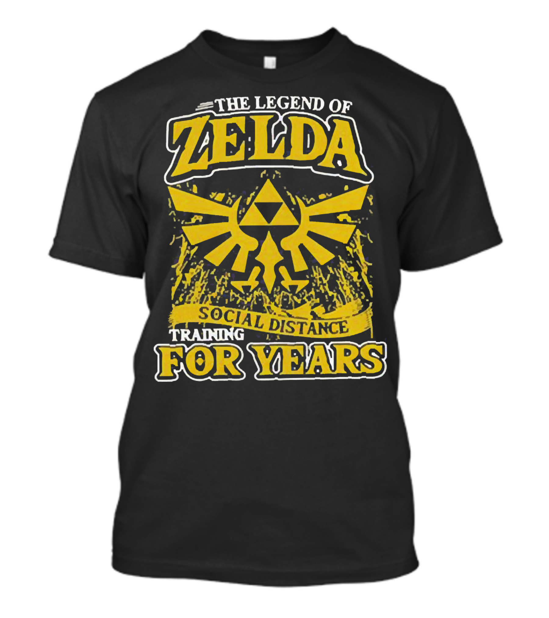 The Legend Of Zelda Social Distance Training For Years Hyrule Emblem T-Shirt