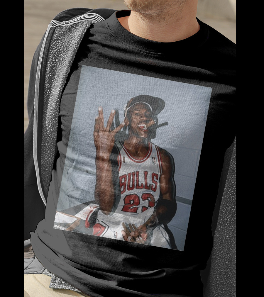 Vintage Michael Jordan Bulls 23 Three Peat T-Shirt