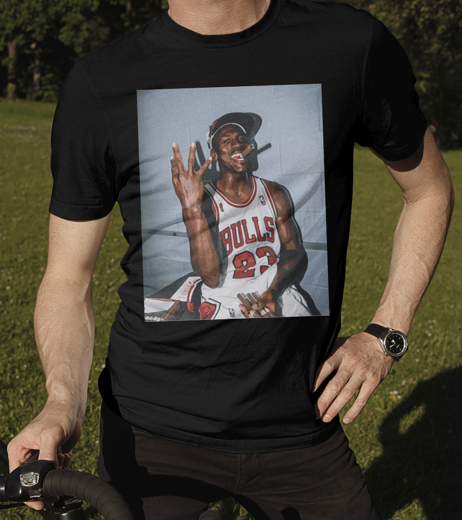 Vintage Michael Jordan Bulls 23 Three Peat T-Shirt