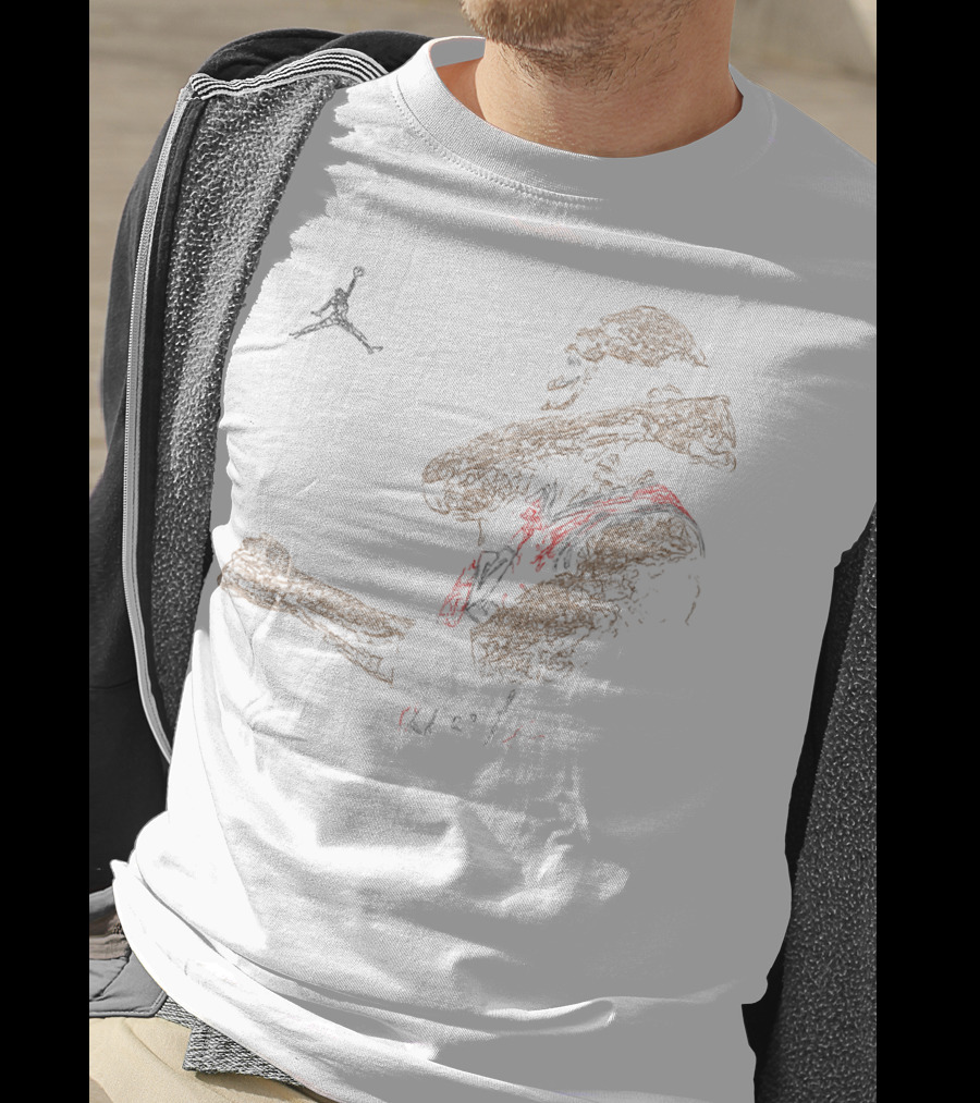 Michael Jordan Jumpman Neon Outline T-Shirt