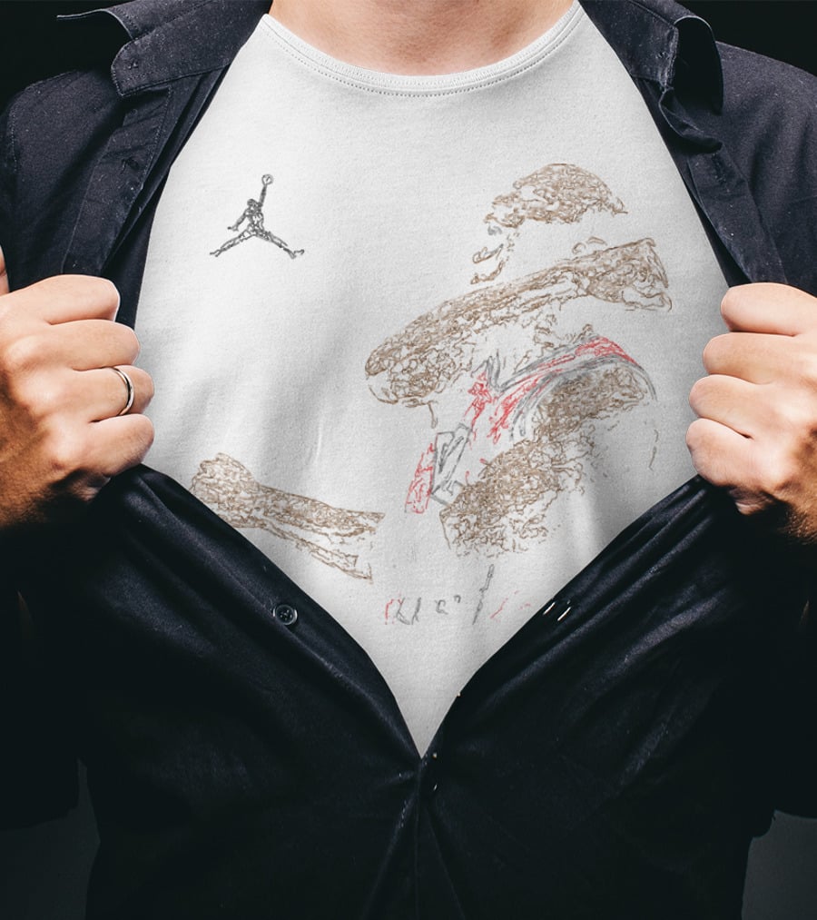 Michael Jordan Jumpman Neon Outline T-Shirt