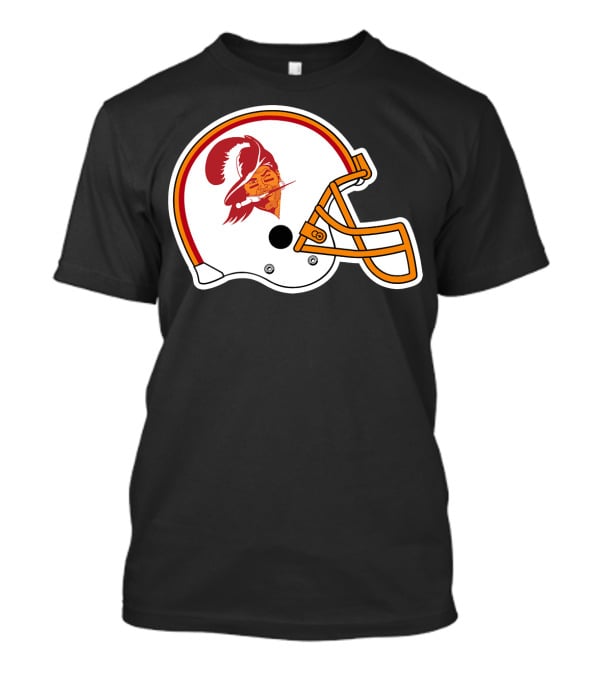 Brady Tompa Bay Buccaneers NFL Retro Helmet T-Shirt