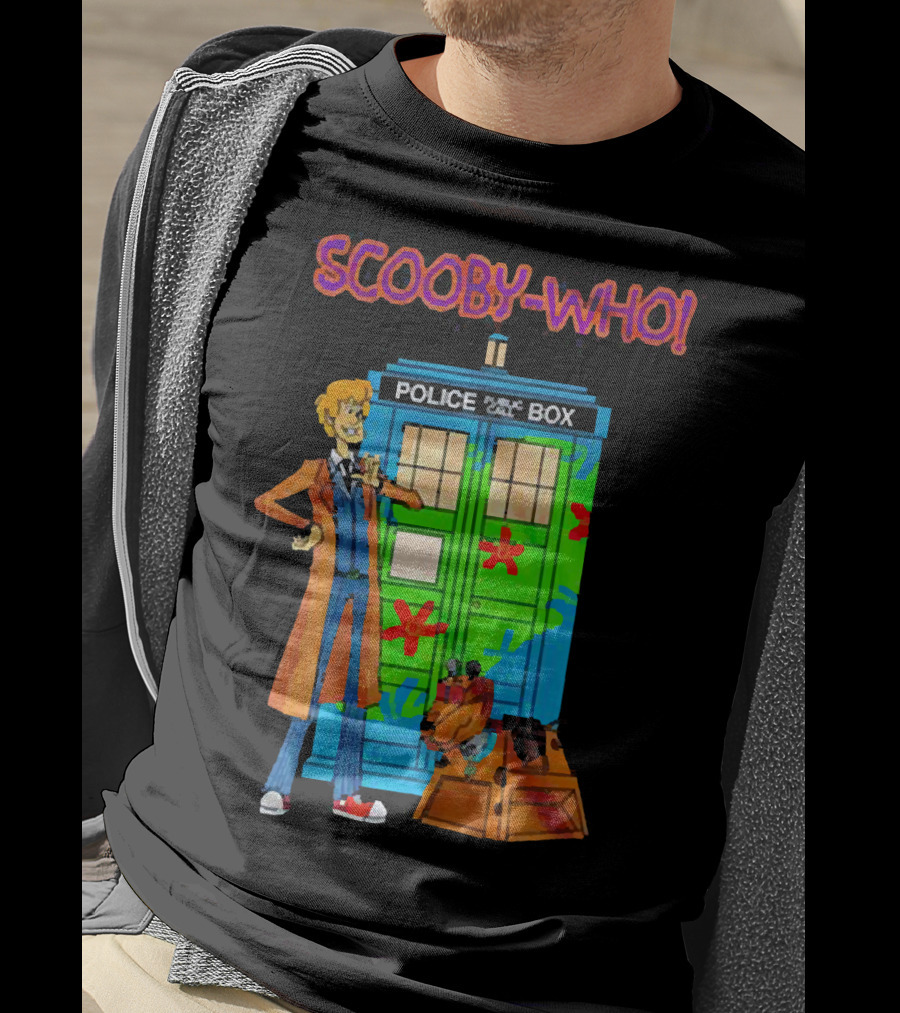 Scooby Doo Scooby-Who Police Public Call Box T-Shirt