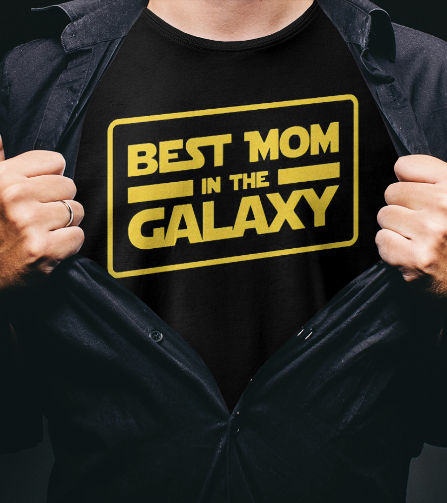 Best Mom In The Galaxy Star Wars Style T-Shirt