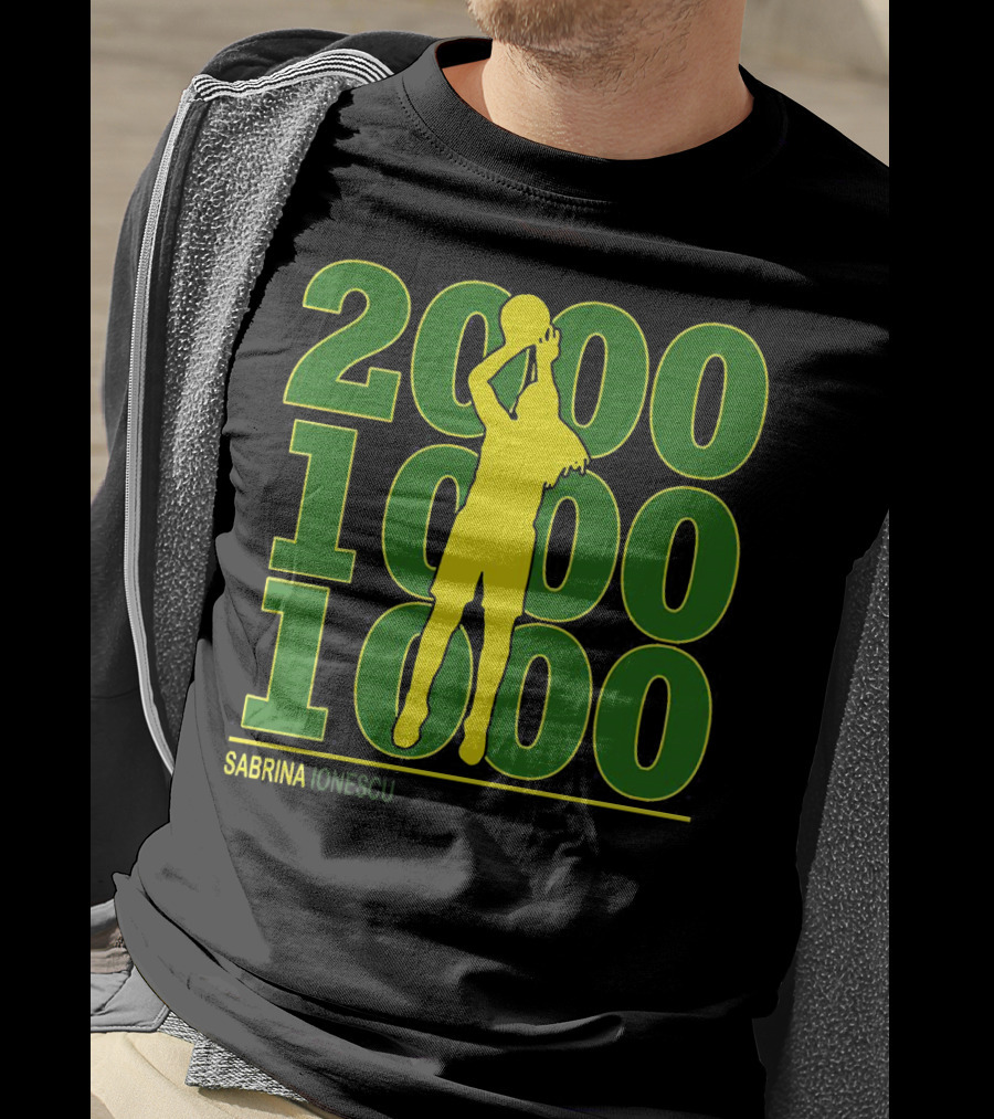 Sabrina Ionescu 2000 1000 1000 T-Shirt