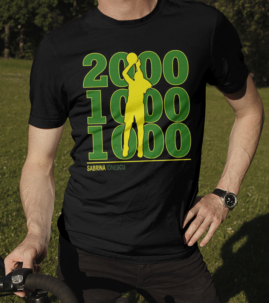 Sabrina Ionescu 2000 1000 1000 T-Shirt