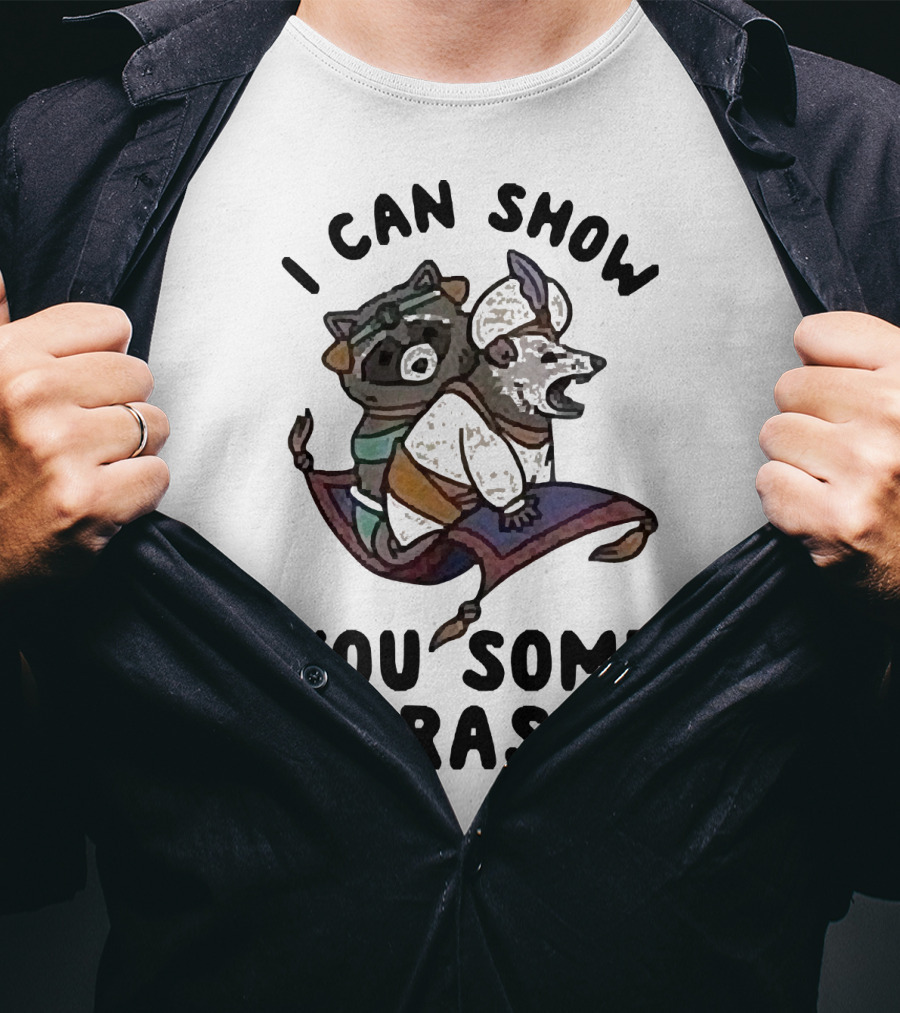 Raccoon Possum I Can Show You Some Trash Aladdin And The Magic Lamp T-Shirt
