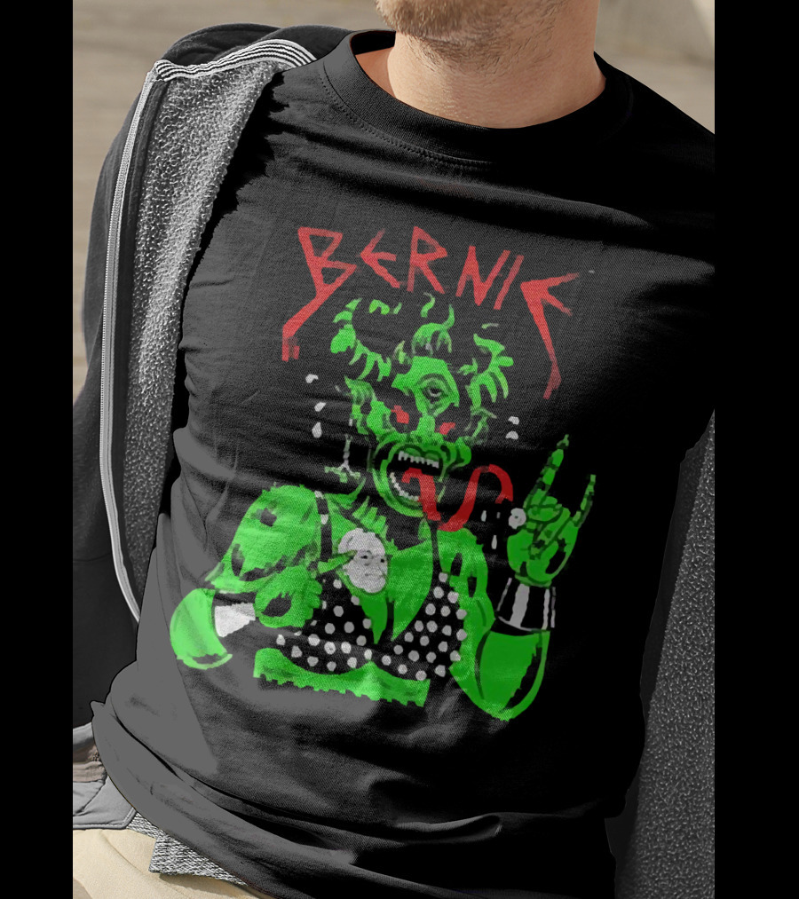 Bernie Sanders Metal Green Satan Symbolic T-Shirt