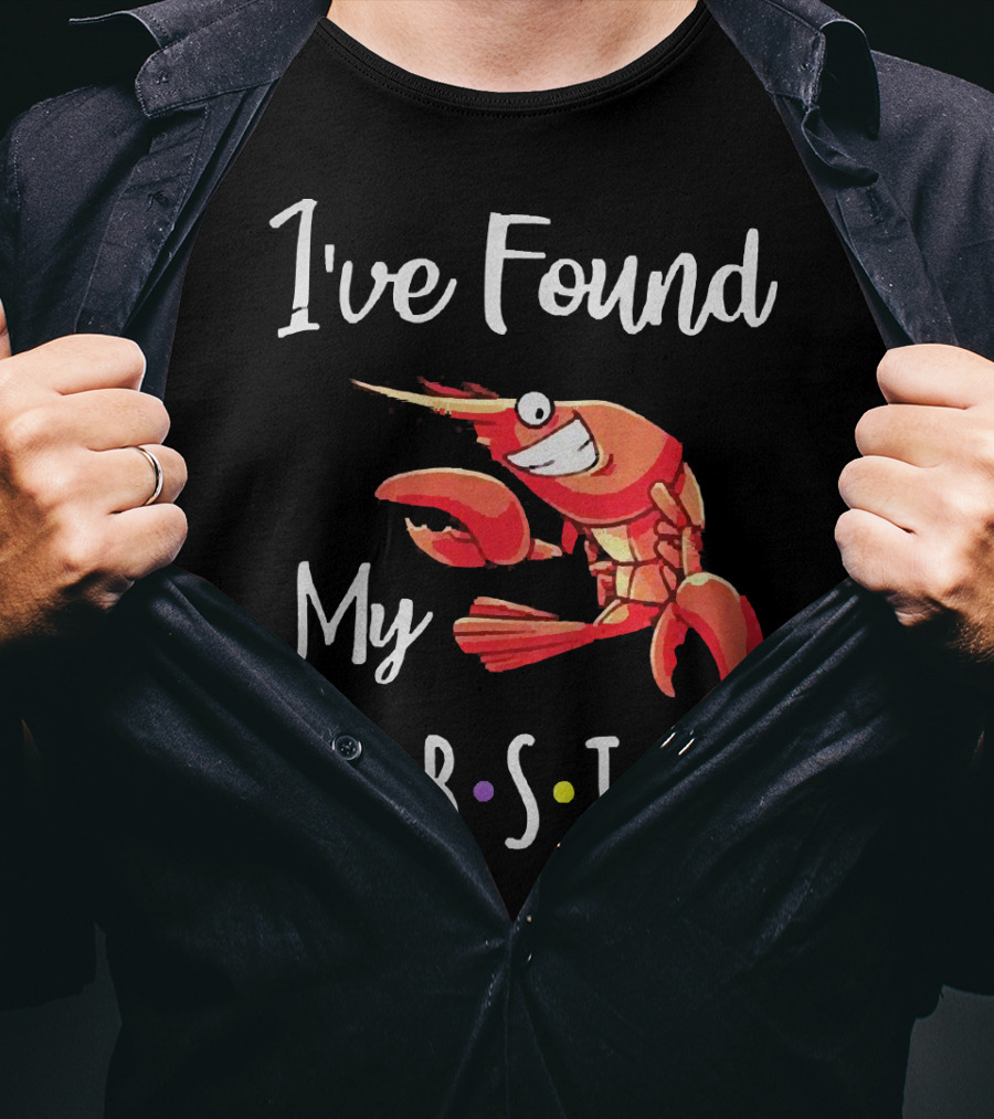 I've Found My Lobster With Colorful Dots Romantic Engagement T-Shirt