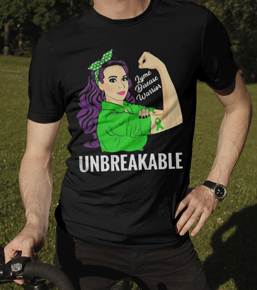 Lyme Disease Warrior Unbreakable Woman T-Shirt