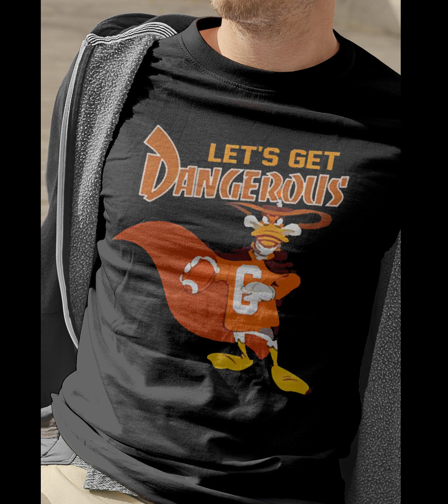Darkwing Duck Let's Get Dangerous Football T-Shirt