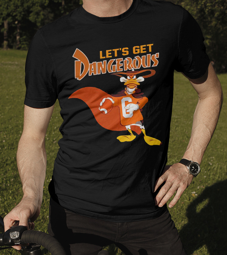 Darkwing Duck Let's Get Dangerous Football T-Shirt