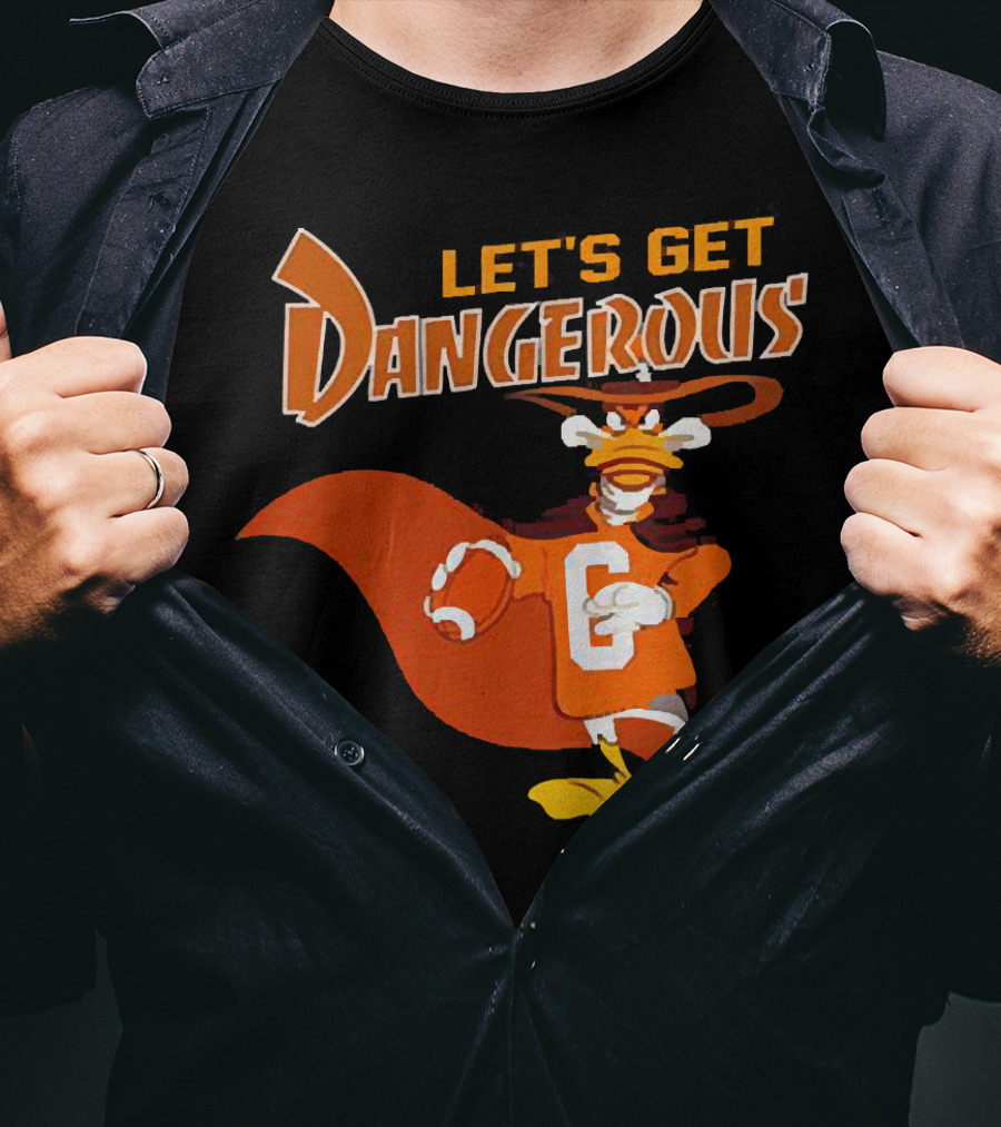 Darkwing Duck Let's Get Dangerous Football T-Shirt