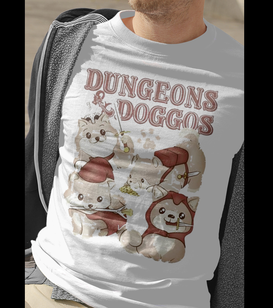 Dungeons And Doggos Adventure Pups T-Shirt