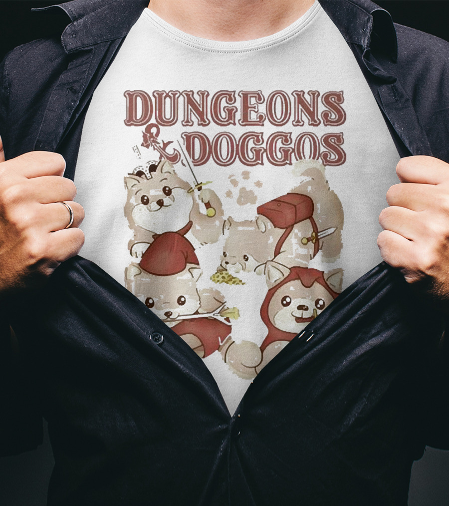 Dungeons And Doggos Adventure Pups T-Shirt