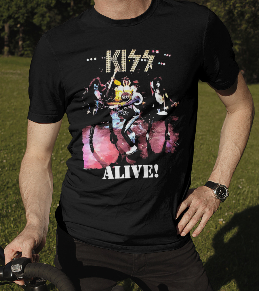 KISS Alive Concert Performance Visual T-Shirt