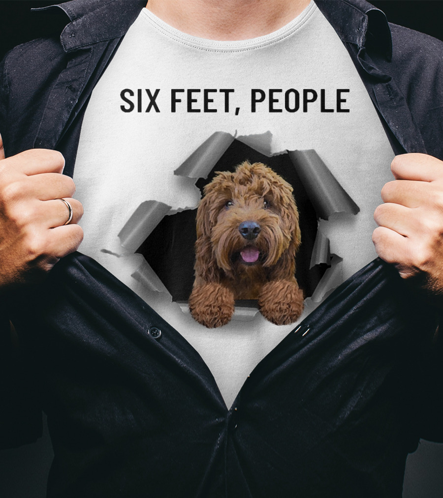 Six Feet People Cockapoo Torn Ripper T-Shirt