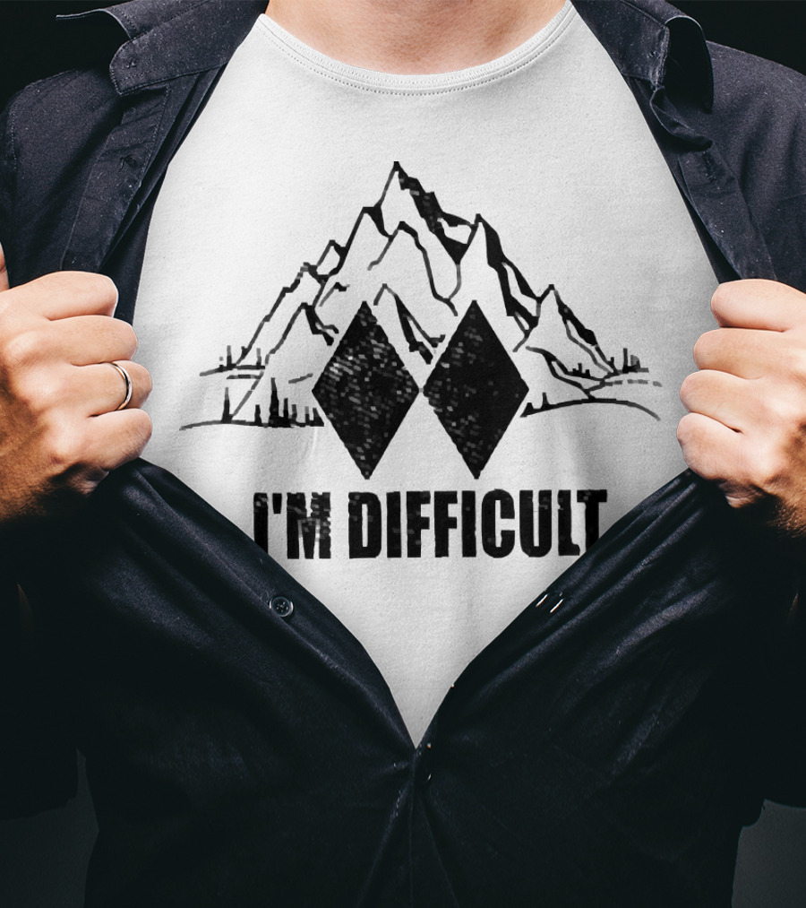 Mountain Double Black Diamond I’m Difficult T-Shirt
