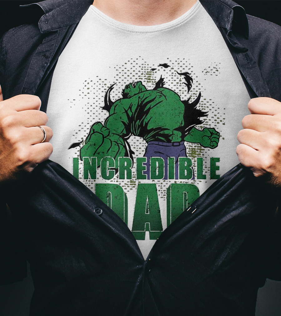 Marvel Hulk Father's Day Incredible Dad Hero T-Shirt