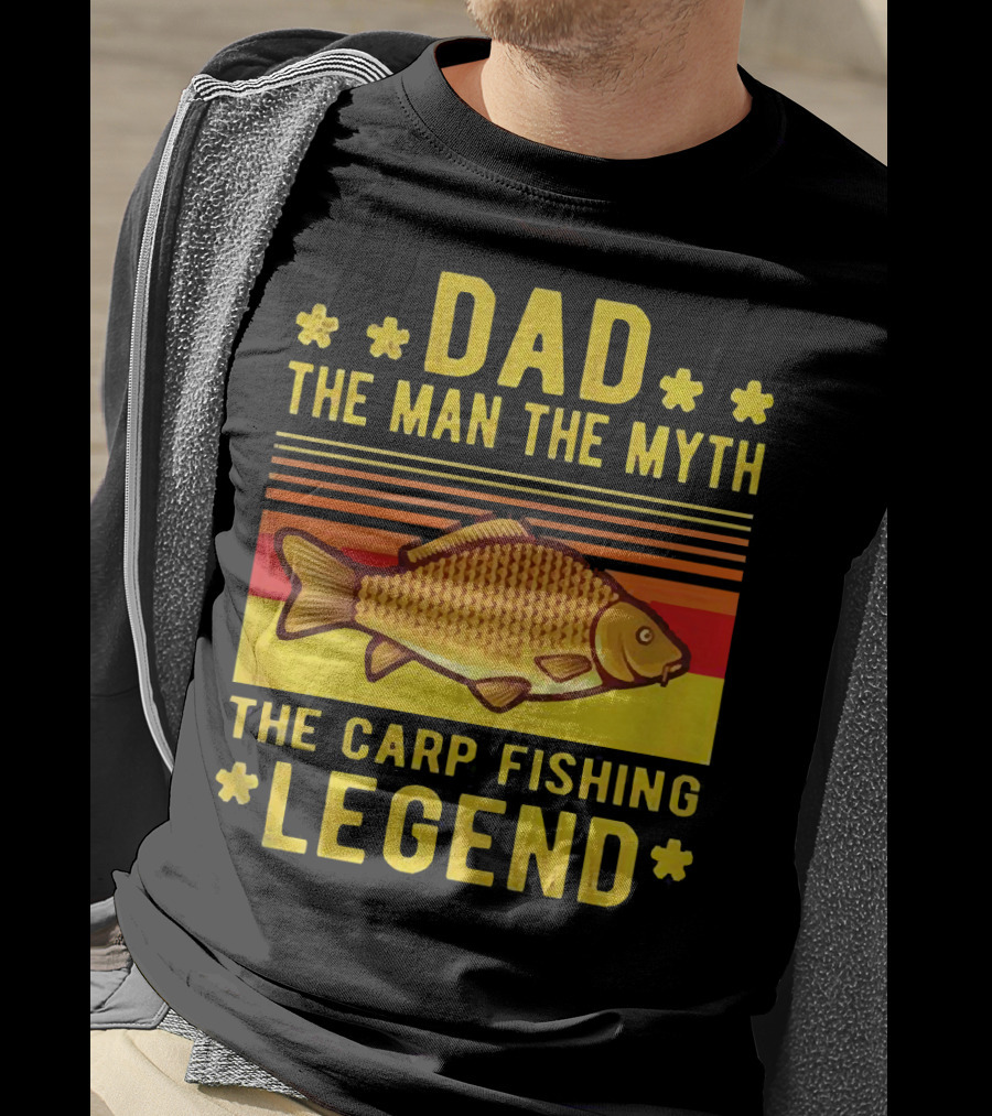 Dad The Man The Myth The Carp Fishing Legend Classic T-Shirt