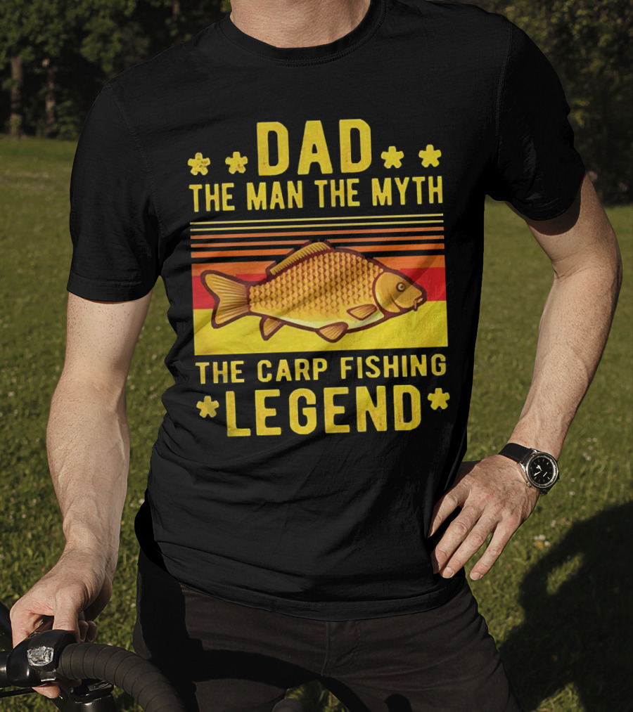 Dad The Man The Myth The Carp Fishing Legend Classic T-Shirt
