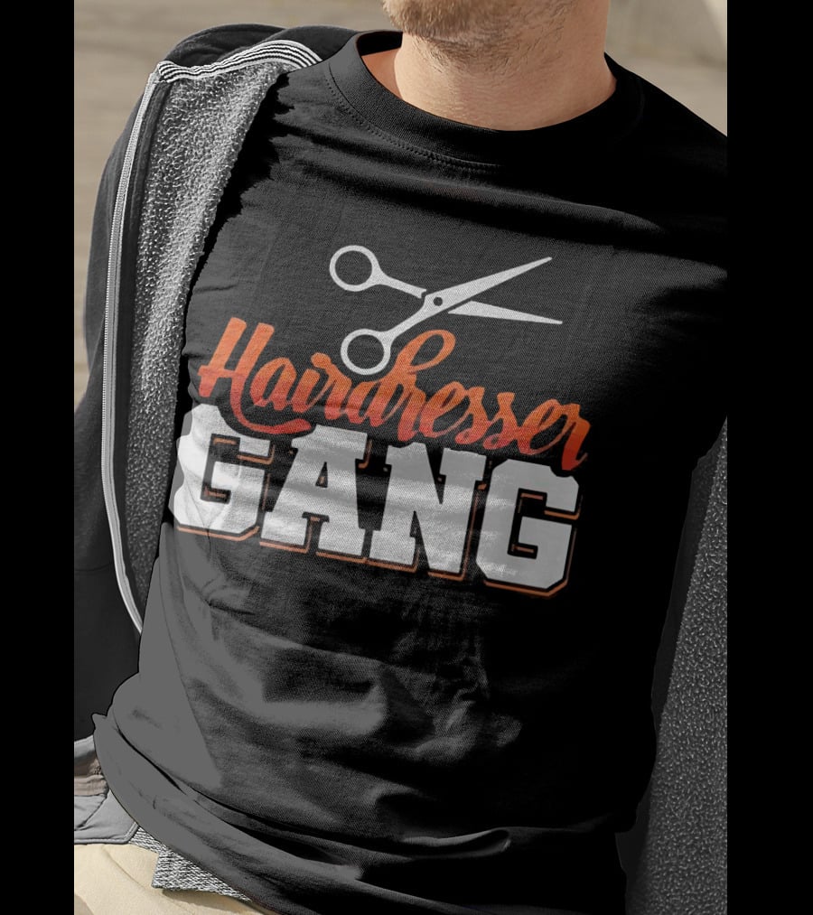 Hairdresser Gang Scissors T-Shirt