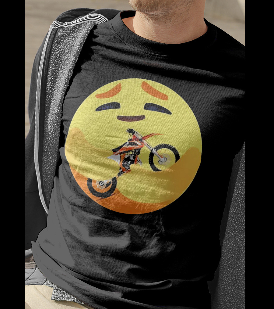 Icon Care Hug Terrain Motorcycle Emoji T-Shirt