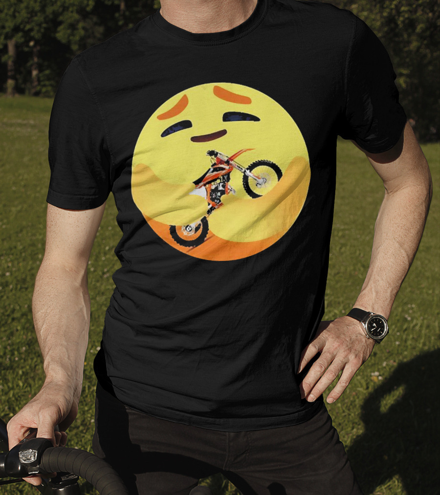 Icon Care Hug Terrain Motorcycle Emoji T-Shirt