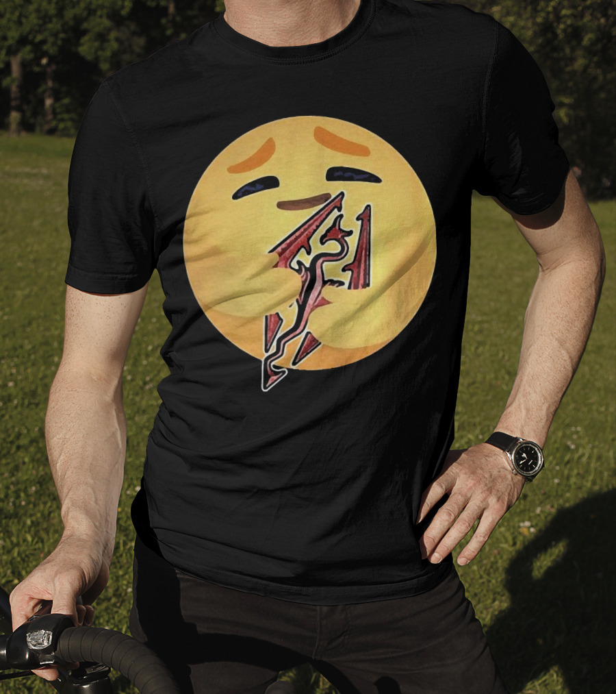 Happy Emoji Hugging Skyrim T-Shirt