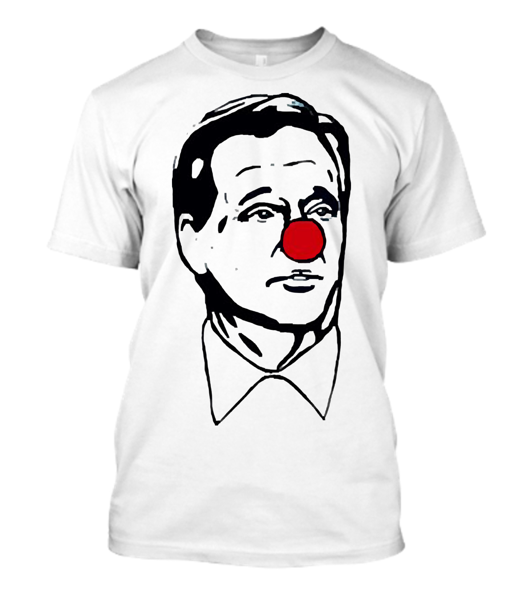 Matt Patricia Goodell Clown NFL Red Nose Iconic Image T-Shirt