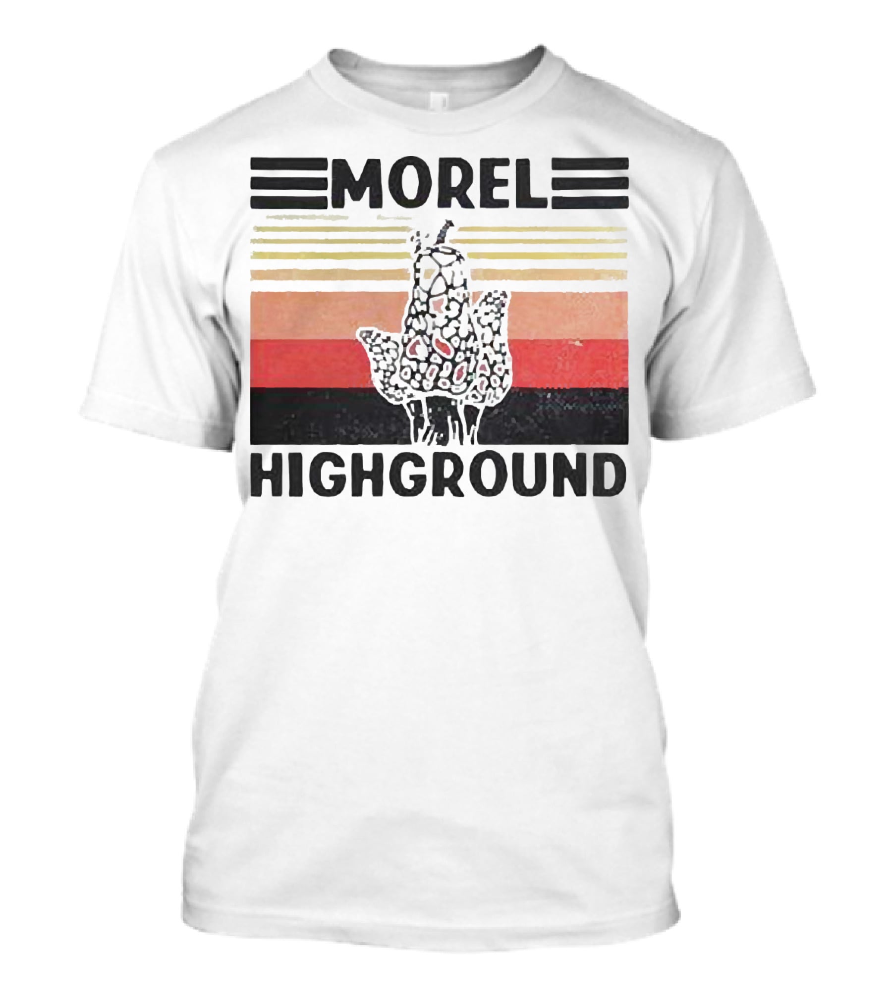 Morel Highground Mushroom Hunter Snail T-Shirt
