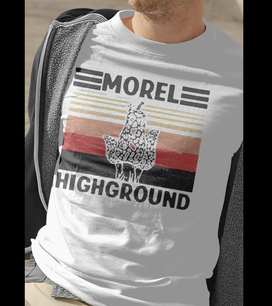 Morel Highground Mushroom Hunter Snail T-Shirt