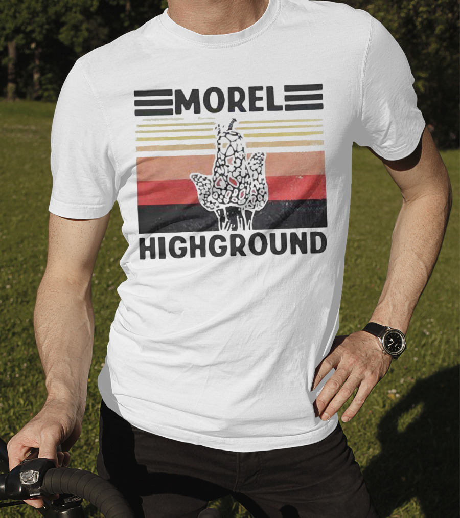 Morel Highground Mushroom Hunter Snail T-Shirt