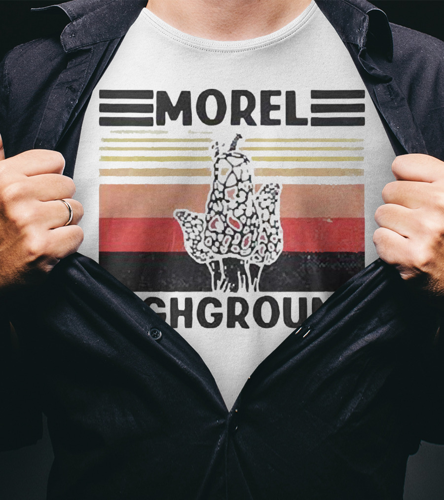 Morel Highground Mushroom Hunter Snail T-Shirt