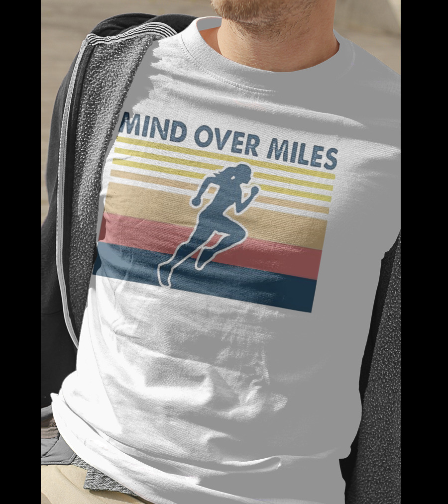 Mind Over Miles Retro Running T-Shirt