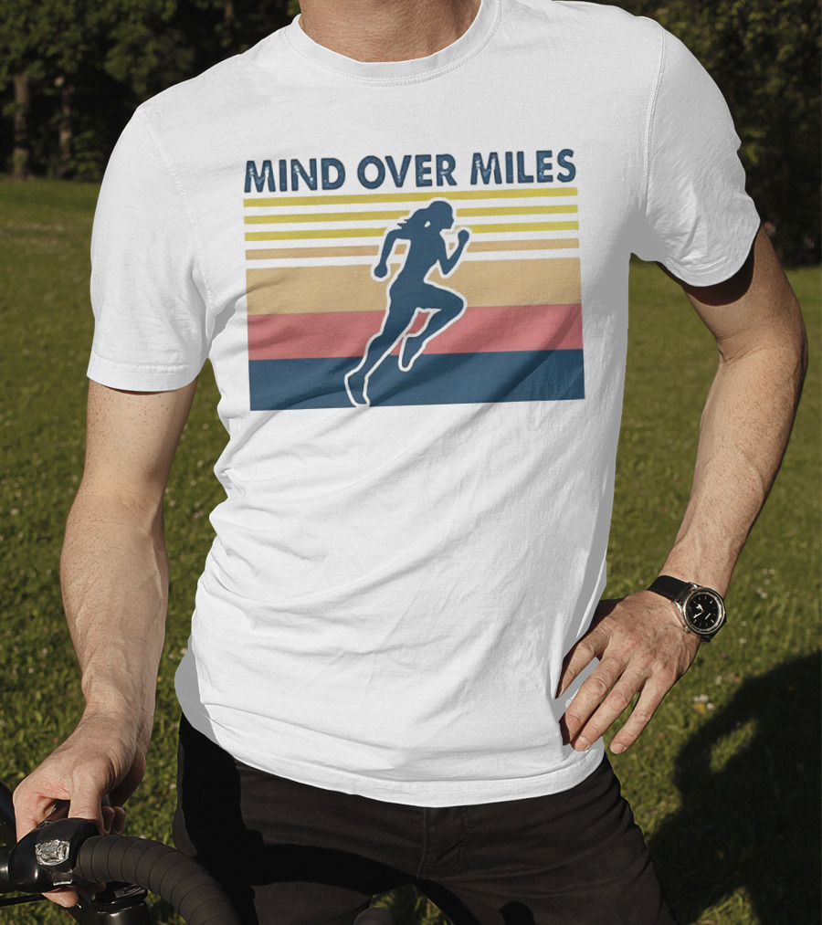 Mind Over Miles Retro Running T-Shirt
