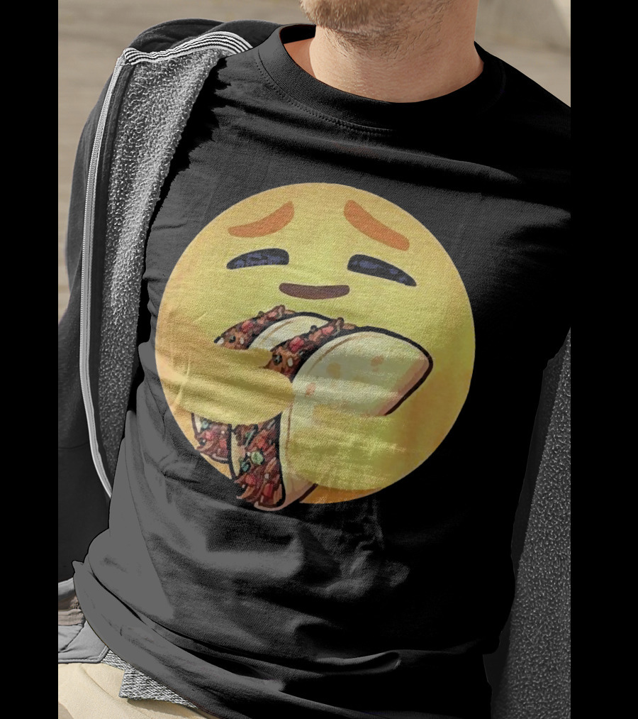 Care Emoji Hugging Tacos T-Shirt