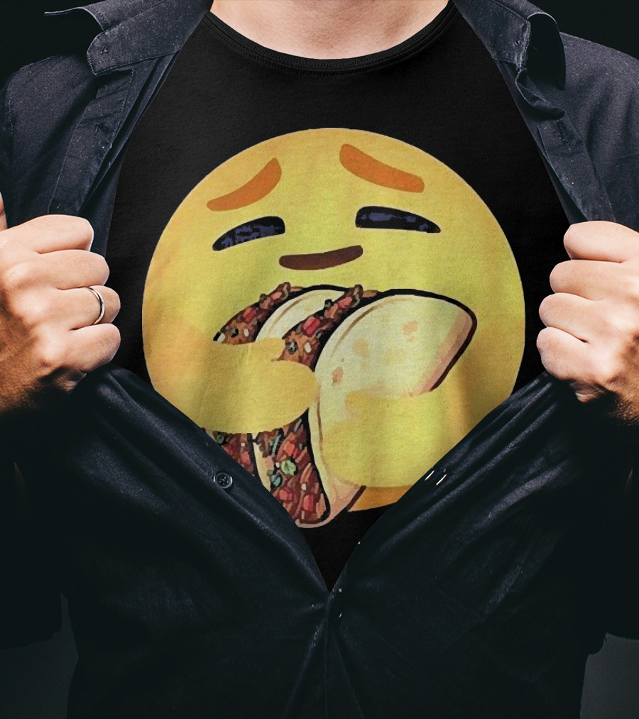 Care Emoji Hugging Tacos T-Shirt